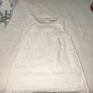 Boden White Sleeveless Top